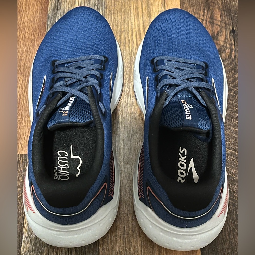 EUC 9 WIDE* Women’s Brooks Glycerin 21 GTS Blue/White - Picture 9 of 11